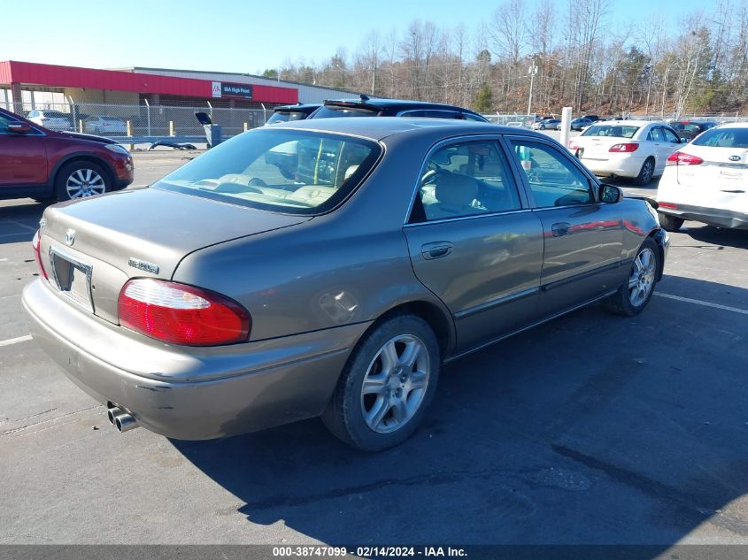 2002 Mazda 626 Es V6/Lx V6 VIN: 1YVGF22D725281125 Lot: 38747099