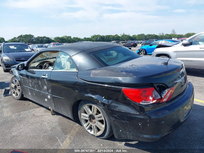 2008 Chrysler Sebring Limited VIN: 1C3LC65MX8N186815 Lot: 38747351