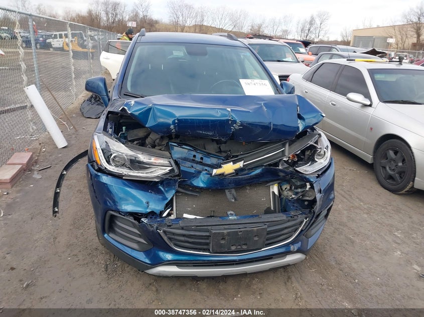 VIN 3GNCJLSB9KL346653 2019 CHEVROLET TRAX 1LT