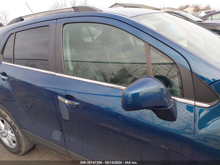 VIN 3GNCJLSB9KL346653 2019 CHEVROLET TRAX 1LT