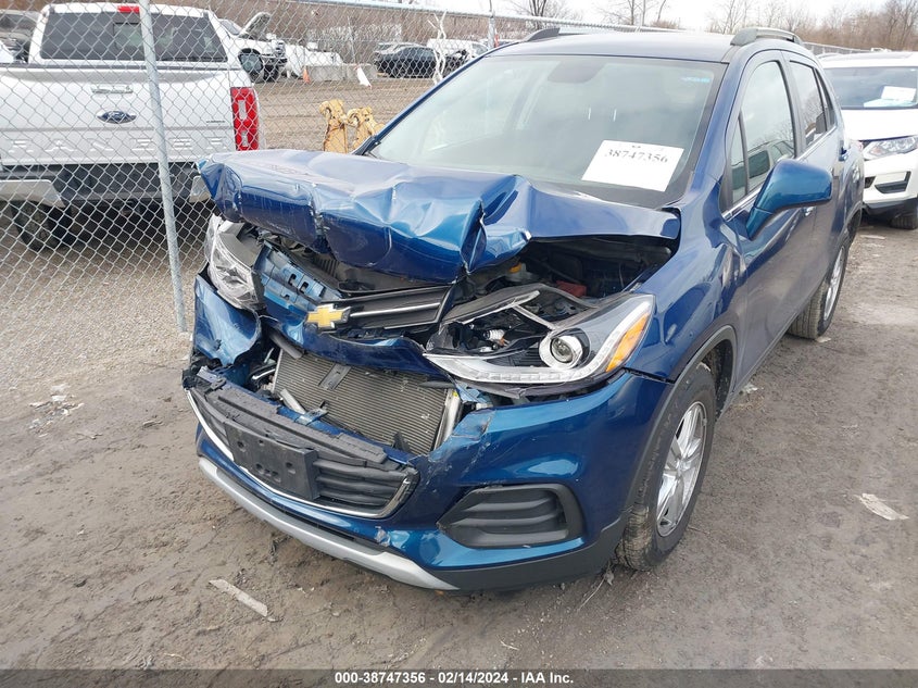 VIN 3GNCJLSB9KL346653 2019 CHEVROLET TRAX 1LT