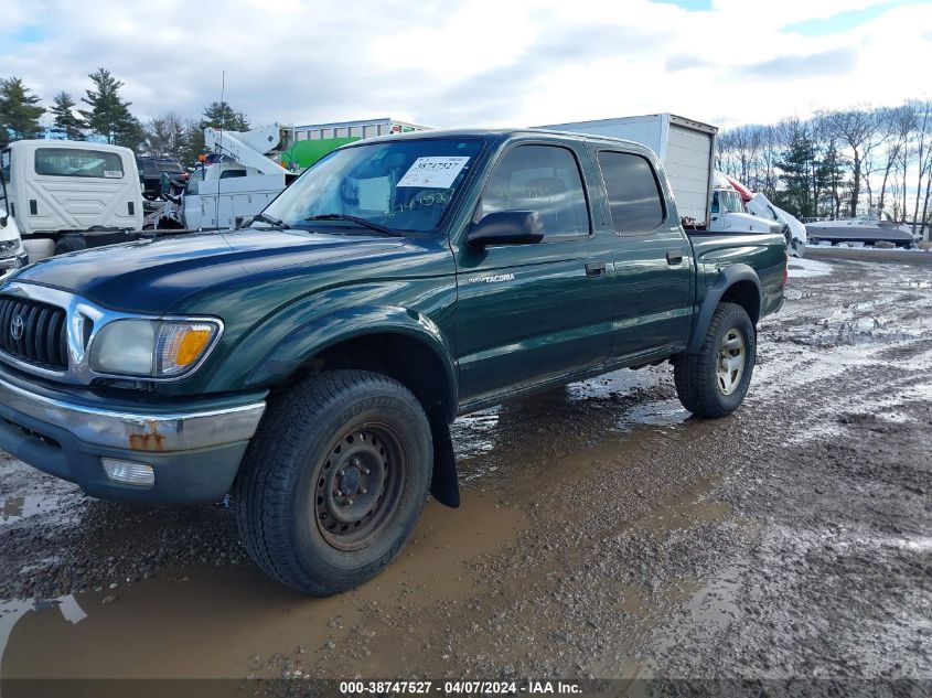 2002 Toyota Tacoma Base V6 (A4) VIN: 5TEHN72N52Z039806 Lot: 38747527