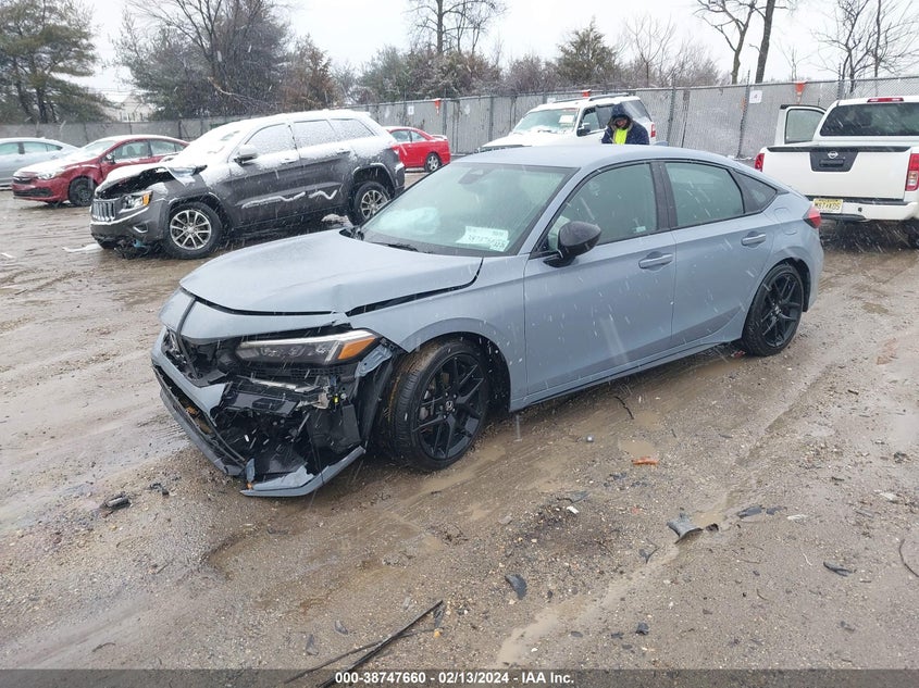 VIN 19XFL2H88NE005808 2022 HONDA CIVIC SPORT