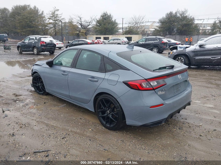 VIN 19XFL2H88NE005808 2022 HONDA CIVIC SPORT