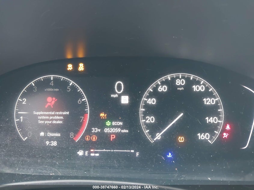 VIN 19XFL2H88NE005808 2022 HONDA CIVIC SPORT