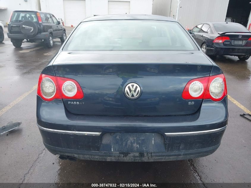 2006 Volkswagen Passat 2.0T/Value Edition VIN: WVWAK73C66P046817 Lot: 38747832