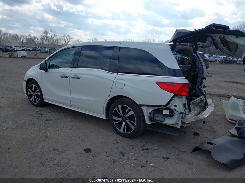 VIN 5FNRL6H93KB069306 2019 HONDA ODYSSEY ELITE