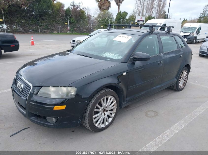 2006 Audi A3 2.0T VIN: WAUNF68P76A001381 Lot: 38747974