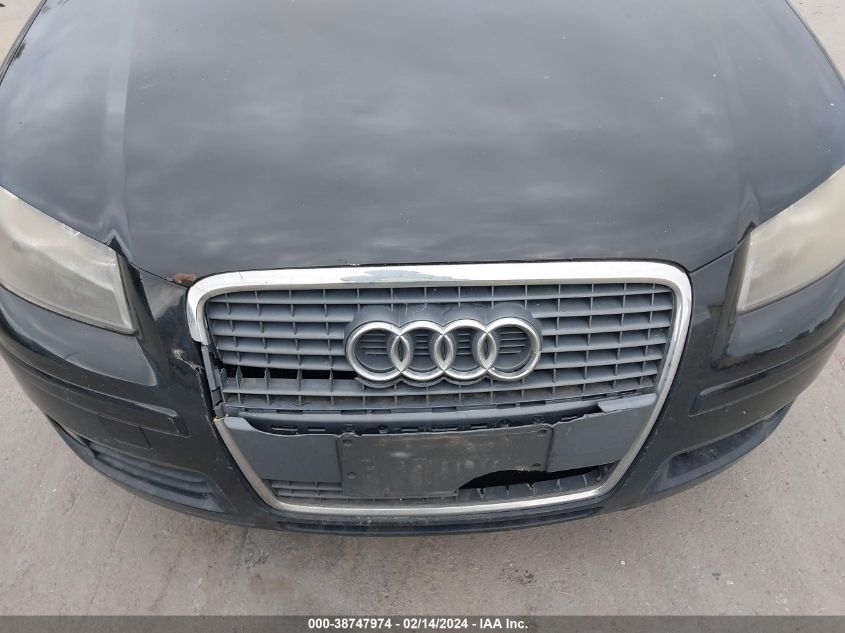 2006 Audi A3 2.0T VIN: WAUNF68P76A001381 Lot: 38747974