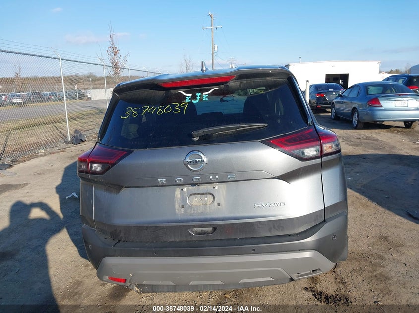 VIN 5N1AT3BB6MC673063 2021 NISSAN ROGUE SV