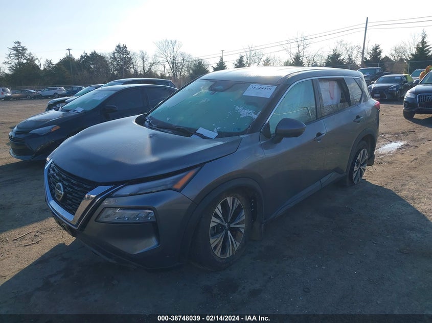 VIN 5N1AT3BB6MC673063 2021 NISSAN ROGUE SV