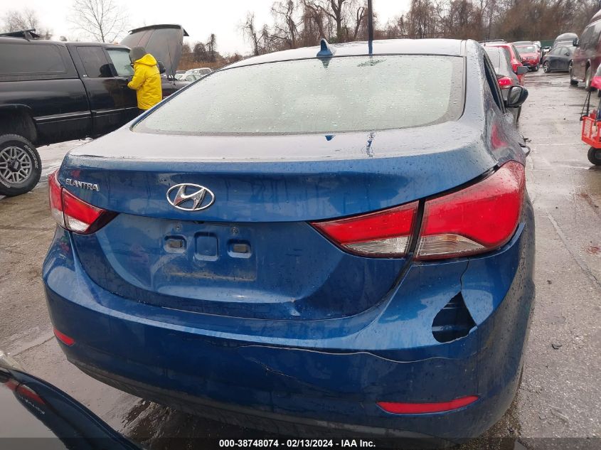 2014 Hyundai Elantra Se (Ulsan Plant) VIN: KMHDH4AE1EU051403 Lot: 38748074