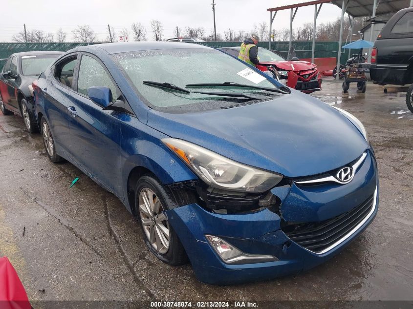 2014 Hyundai Elantra Se (Ulsan Plant) VIN: KMHDH4AE1EU051403 Lot: 38748074