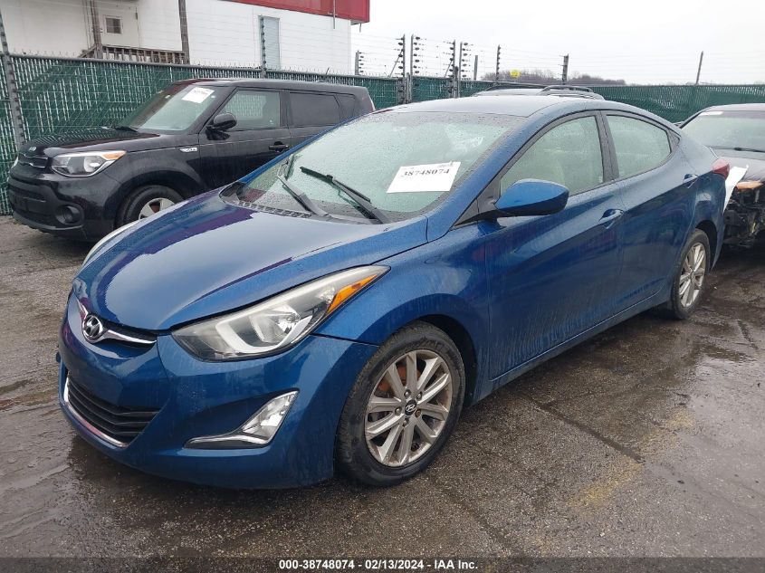 2014 Hyundai Elantra Se (Ulsan Plant) VIN: KMHDH4AE1EU051403 Lot: 38748074