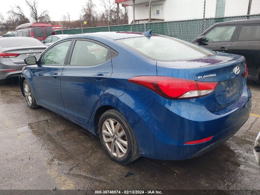 2014 Hyundai Elantra Se (Ulsan Plant) VIN: KMHDH4AE1EU051403 Lot: 38748074