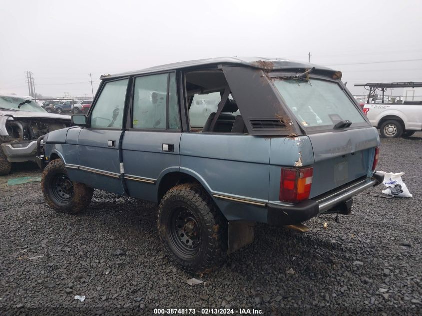 1990 Land Rover Range Rover VIN: SALHV1241LA409108 Lot: 38748173