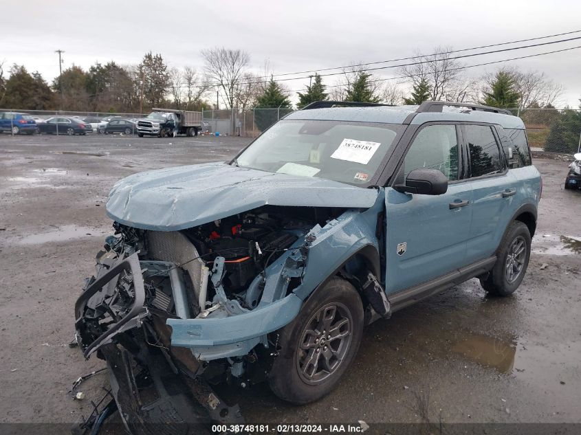 2022 Ford Bronco Sport Big Bend VIN: 3FMCR9B64NRE21229 Lot: 38748181