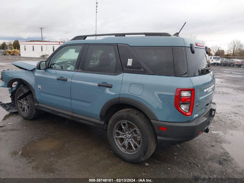 2022 Ford Bronco Sport Big Bend VIN: 3FMCR9B64NRE21229 Lot: 38748181