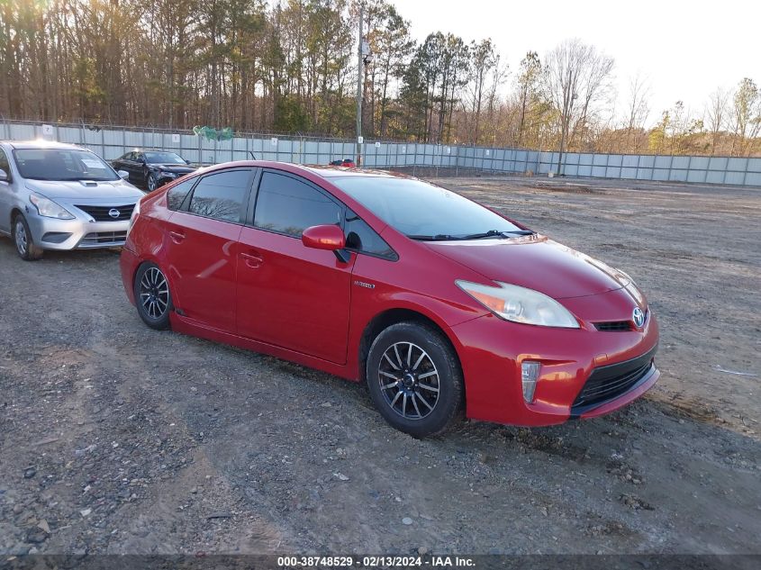 2013 Toyota Prius Three VIN: JTDKN3DU6D0337187 Lot: 38748529