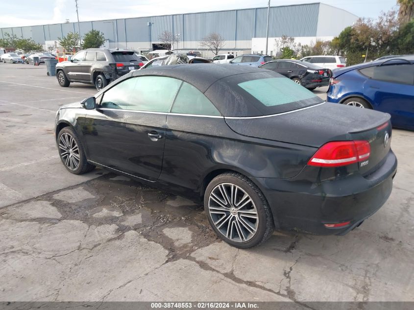 WVWBW8AH2DV000634 2013 Volkswagen Eos Sport