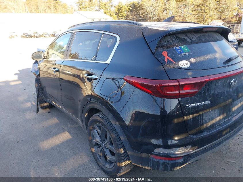 2020 Kia Sportage S VIN: KNDP6CAC4L7633734 Lot: 38749180