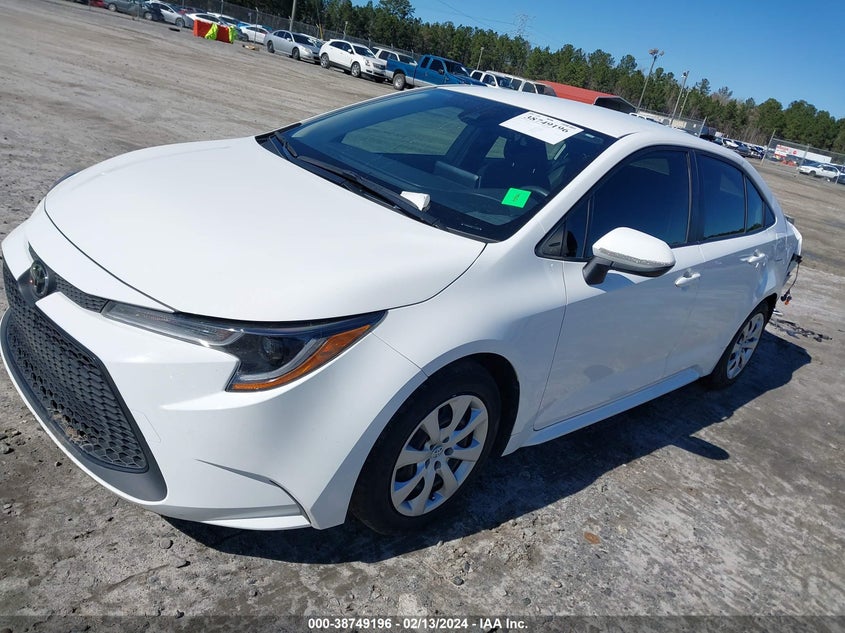 2021 Toyota Corolla Le VIN: JTDEPMAE8MJ149307 Lot: 38749196