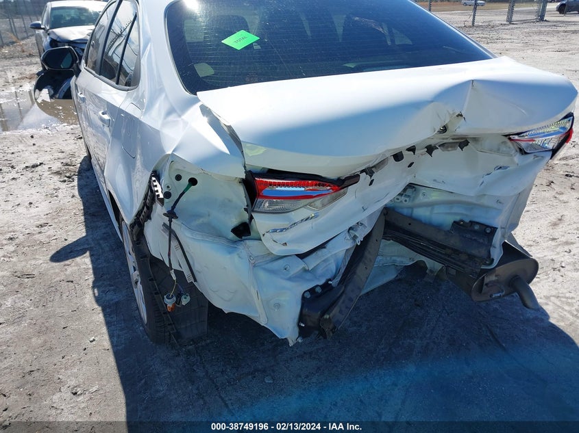 2021 Toyota Corolla Le VIN: JTDEPMAE8MJ149307 Lot: 38749196