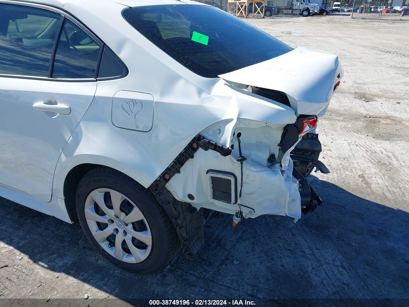 2021 Toyota Corolla Le VIN: JTDEPMAE8MJ149307 Lot: 38749196