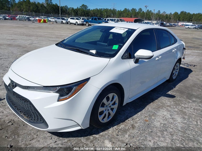 2021 Toyota Corolla Le VIN: JTDEPMAE8MJ149307 Lot: 38749196