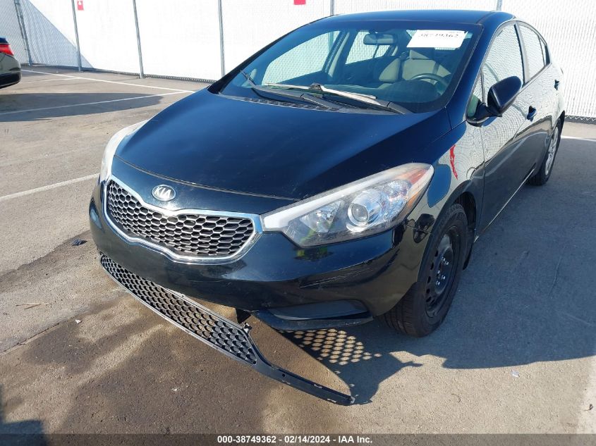 2016 Kia Forte Lx VIN: KNAFK4A62G5521018 Lot: 38749362