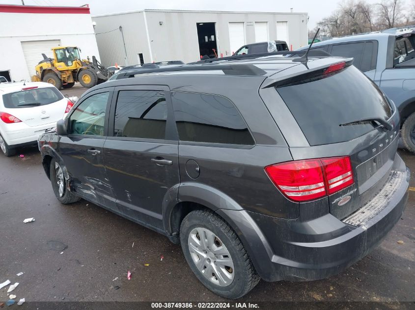 2018 Dodge Journey Se VIN: 3C4PDCAB9JT183973 Lot: 38749386