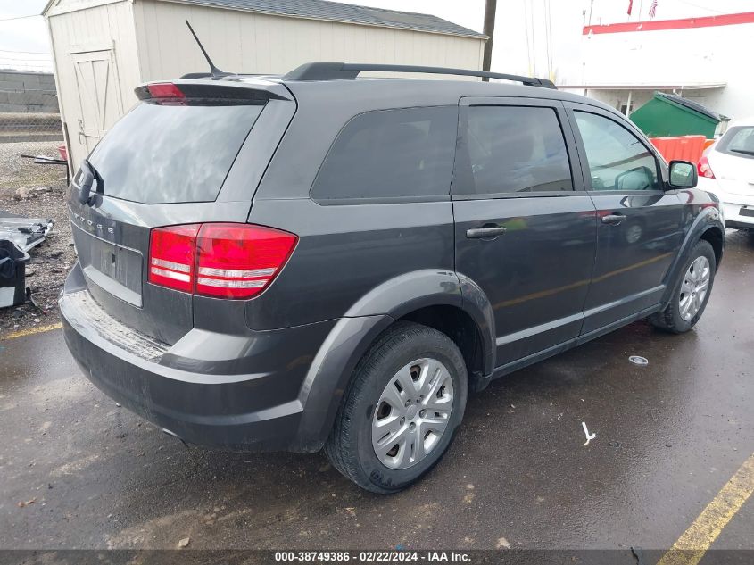 2018 Dodge Journey Se VIN: 3C4PDCAB9JT183973 Lot: 38749386