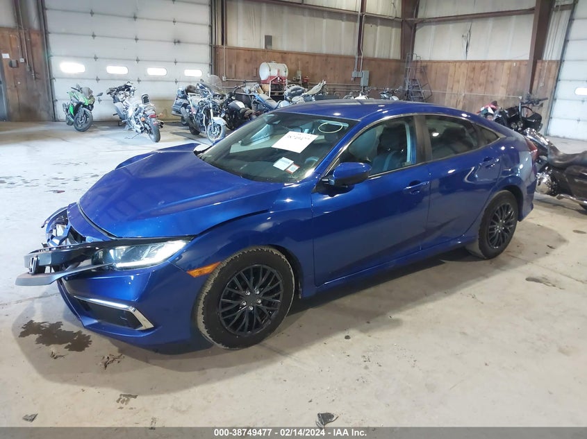 VIN 2HGFC2F60KH587454 2019 HONDA CIVIC LX