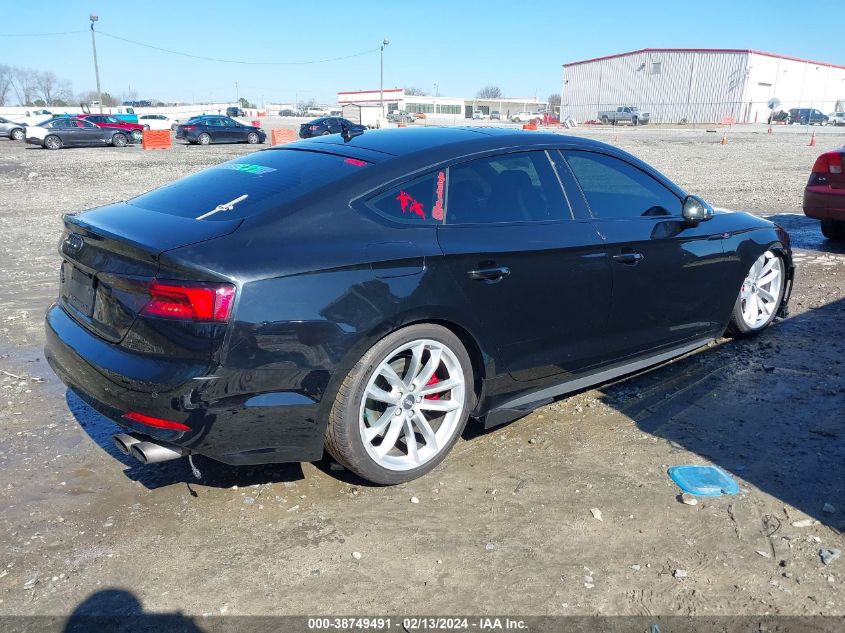 2018 Audi S5 3.0T Premium Plus VIN: WAUB4CF56JA103238 Lot: 38749491