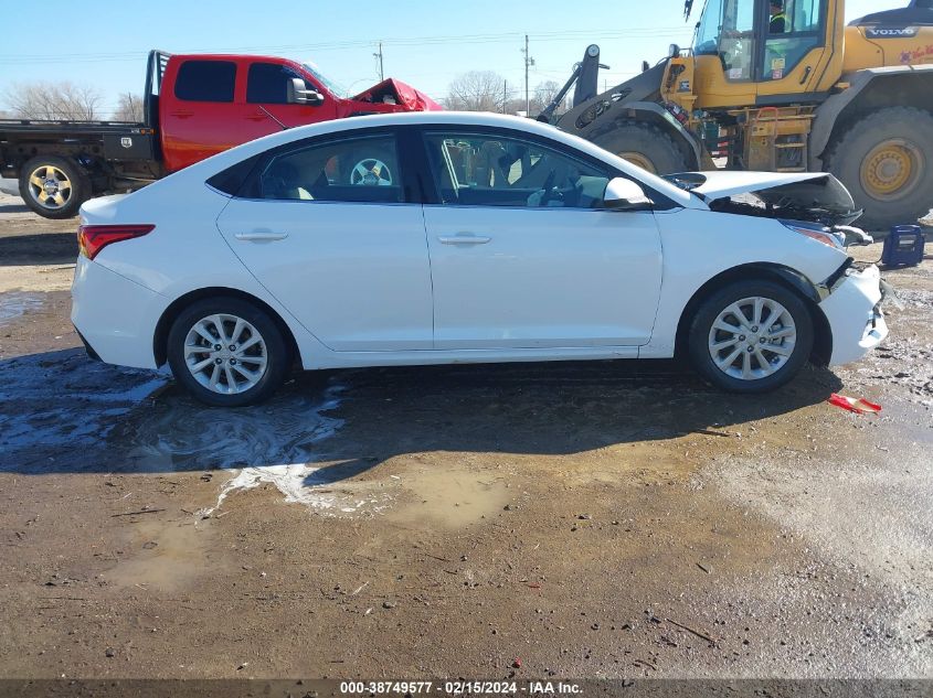 2022 Hyundai Accent Sel VIN: 3KPC24A66NE173196 Lot: 38749577