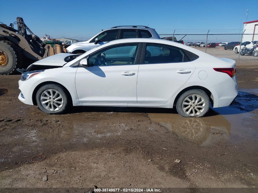 2022 Hyundai Accent Sel VIN: 3KPC24A66NE173196 Lot: 38749577