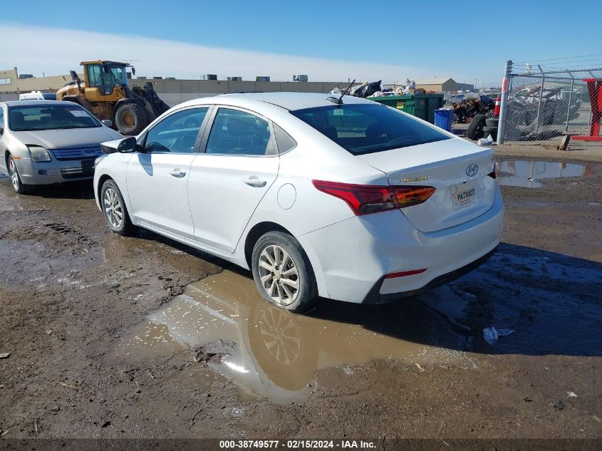 2022 Hyundai Accent Sel VIN: 3KPC24A66NE173196 Lot: 38749577