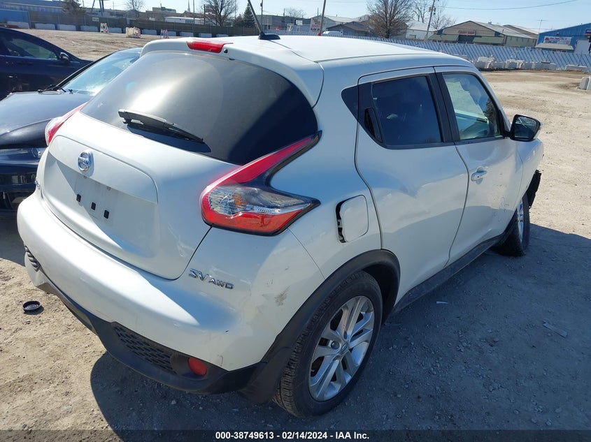 2016 Nissan Juke Sv VIN: JN8AF5MV6GT656531 Lot: 38749613