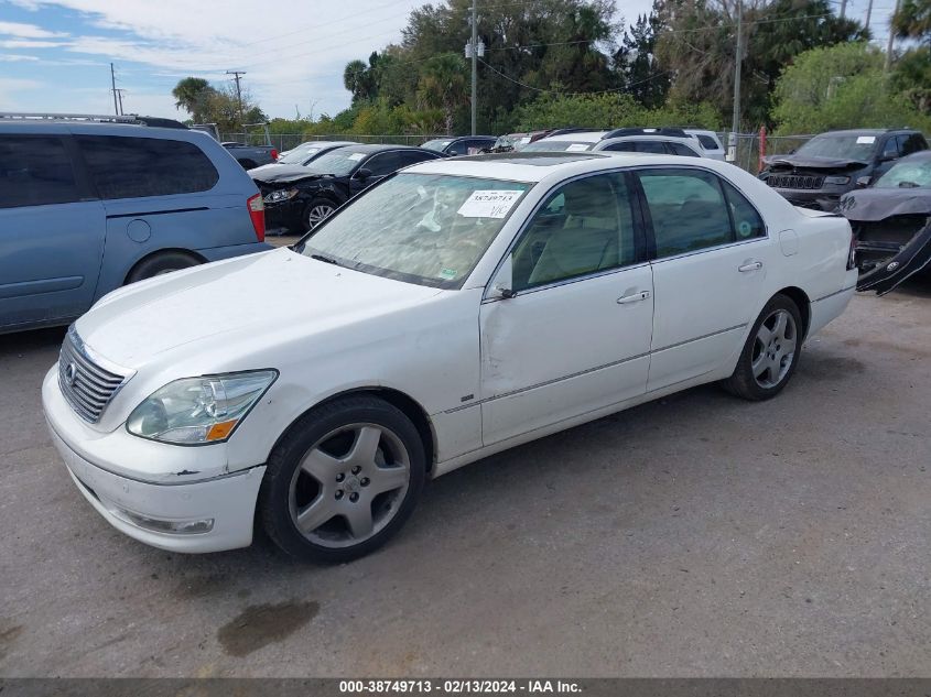 2005 Lexus Ls 430 VIN: JTHBN36F750179859 Lot: 38749713