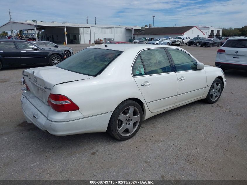 2005 Lexus Ls 430 VIN: JTHBN36F750179859 Lot: 38749713