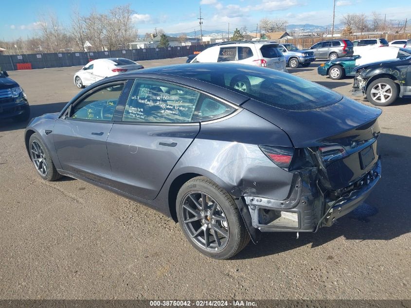 2023 Tesla Model 3 Rear-Wheel Drive VIN: 5YJ3E1EA8PF438217 Lot: 38750042