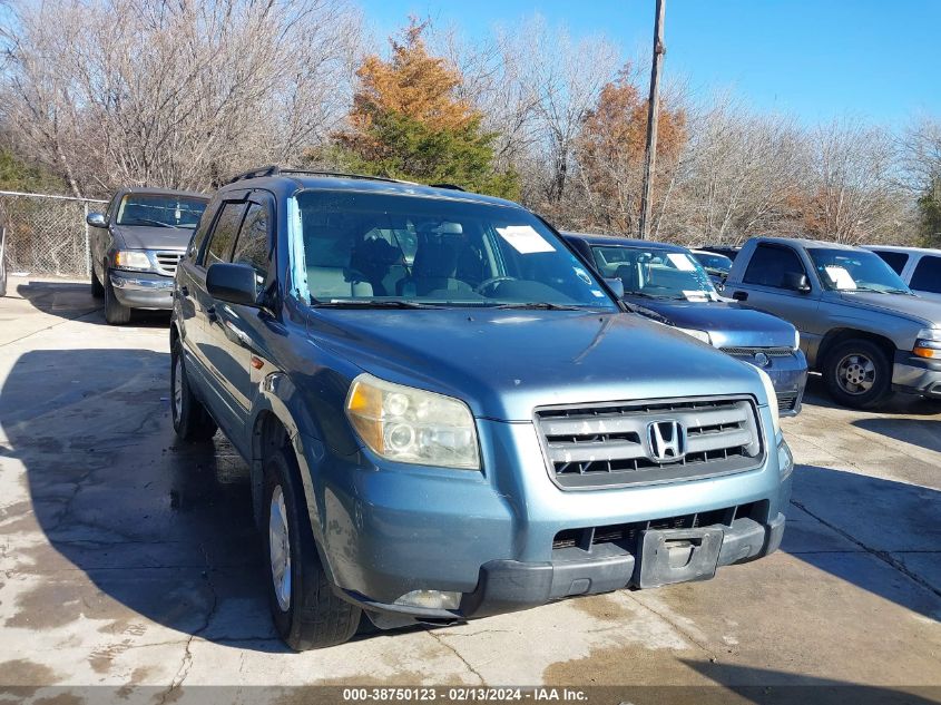 2006 Honda Pilot Lx VIN: 5FNYF281X6B052174 Lot: 39539958