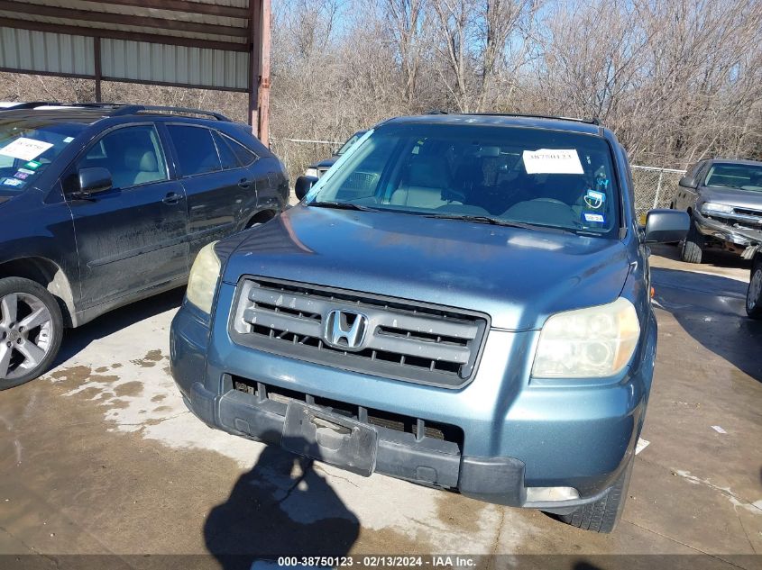 2006 Honda Pilot Lx VIN: 5FNYF281X6B052174 Lot: 39539958