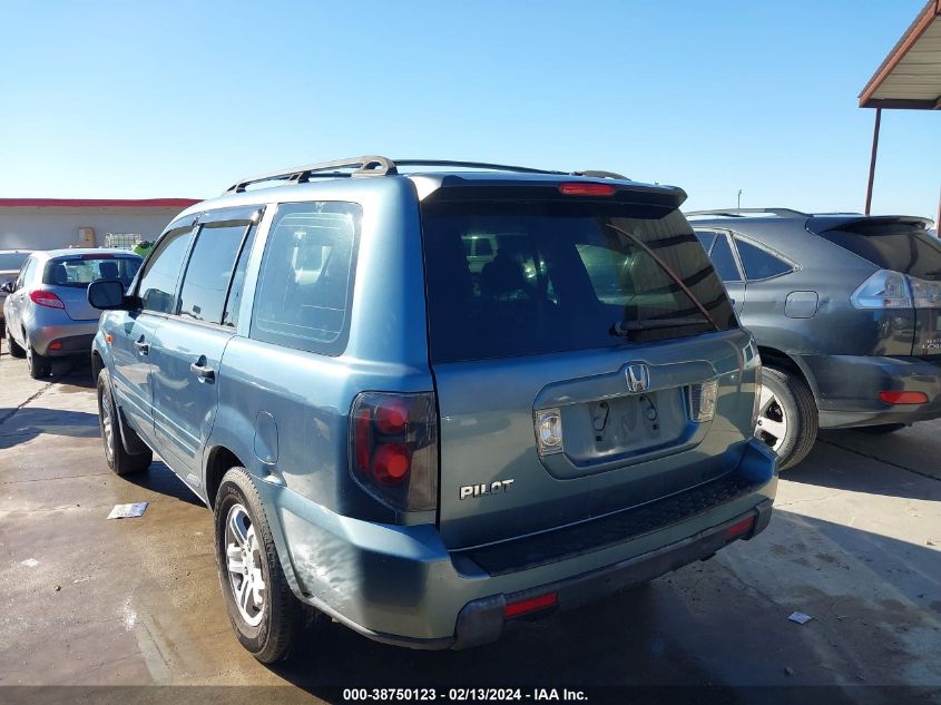 2006 Honda Pilot Lx VIN: 5FNYF281X6B052174 Lot: 39539958