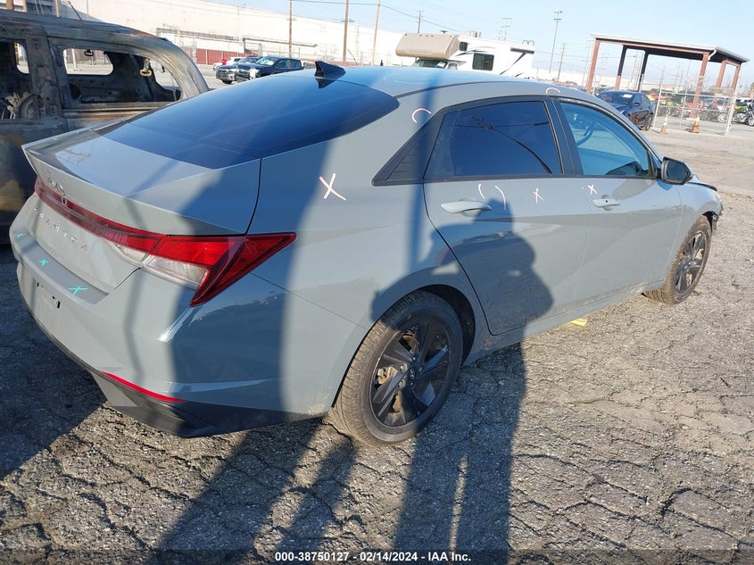 VIN KMHLS4AG0MU141168 2021 HYUNDAI ELANTRA SEL