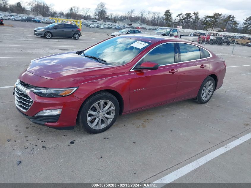 2019 CHEVROLET MALIBU LT - 1G1ZD5ST1KF115988