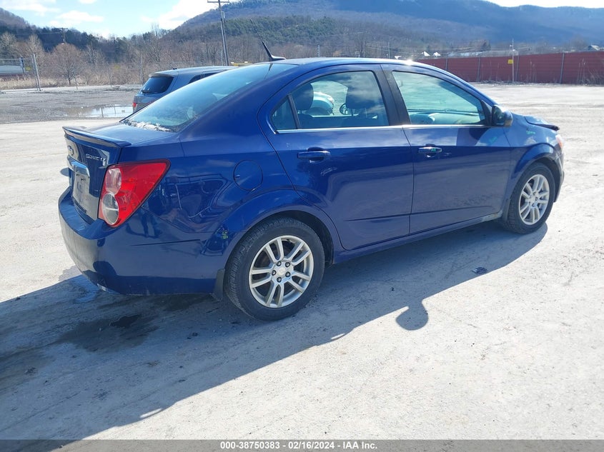 2013 CHEVROLET SONIC LT AUTO - 1G1JC5SGXD4245690