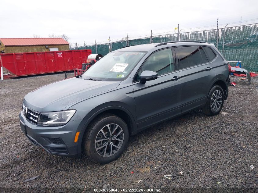 2021 Volkswagen Tiguan 2.0T S VIN: 3VV0B7AX3MM038342 Lot: 38750643