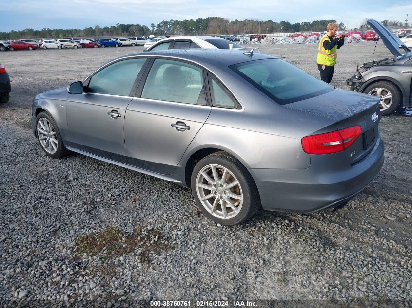 2016 Audi A4 2.0T Premium VIN: WAUAFAFL5GA002922 Lot: 38750761