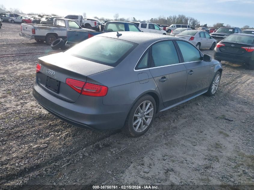 2016 Audi A4 2.0T Premium VIN: WAUAFAFL5GA002922 Lot: 38750761